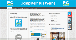 Desktop Screenshot of computerhaus-werne.de